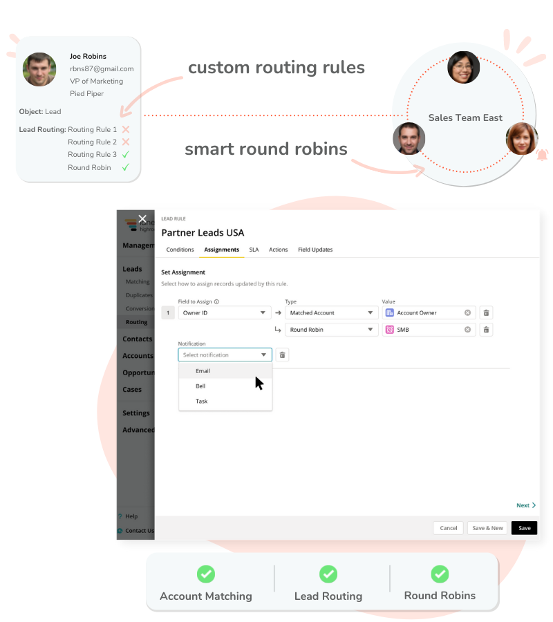 round robins for salesforce