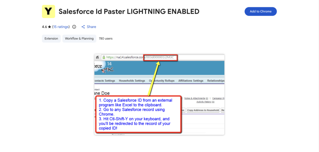 Salesforce Id Paster LIGHTNING ENABLED