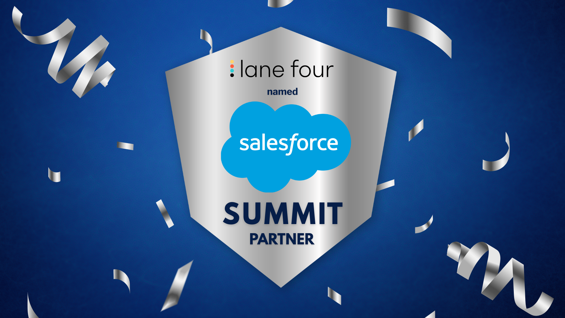 Lane Four Recognized as a Salesforce Summit Tier Partner