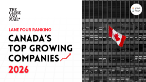 Lane Four Celebrates Another Year on Canada’s Top Growing Companies Ranking for 2026